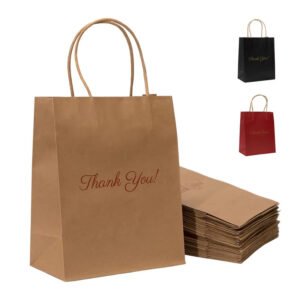 paper bags with die cut handle