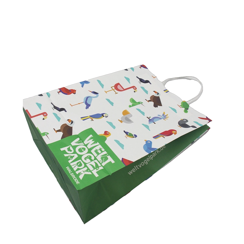 paper bag with twisted handle paper bag with twisted handle